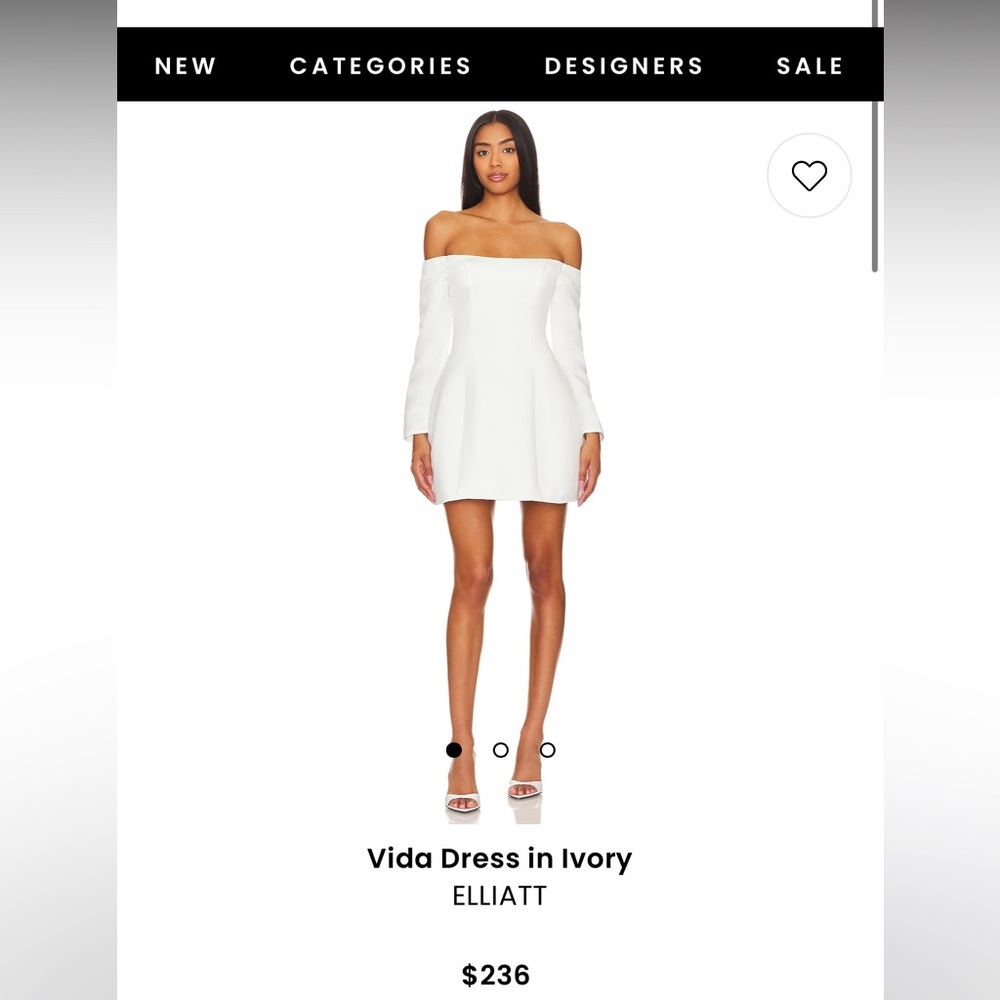 Elliatt Long Sleeve Vida Dress - Size Small